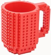 beker Build-On 14 x 12,5 cm rood