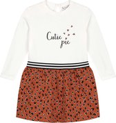 Prénatal peuter jurk Cutie Pie - kinderkleding voor meisjes - maat 104 - Ivoor Wit