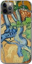 Geschikt voor iPhone 13 Pro Max hoesje - Boomwortels - Vincent van Gogh - Siliconen Telefoonhoesje