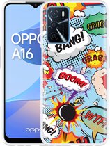 Oppo A16 / A16s Hoesje Comic - Designed by Cazy