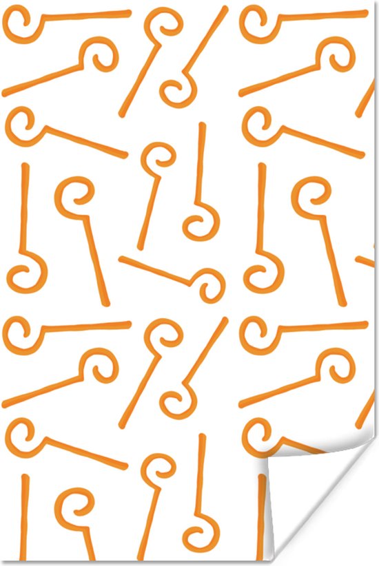 Affiche Saint Nicolas - Sinterklaas - Bâton de Sinterklaas - Enfants - Garçons - Filles - Enfant - 20x30 cm