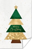 Affiche Sapin de Noël - Citations - Énonciations - Joyeux Noël - 120x180 cm XXL - Décorations de Noël de Noël pour intérieur - Noël