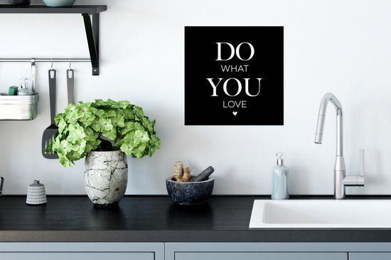 Affiche Amour - Dire - Coeur - 30x30 cm