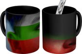 Magische Mok - Foto op Warmte Mokken - Koffiemok - Vlag van Bulgarije - Magic Mok - Beker - 350 ML - Theemok