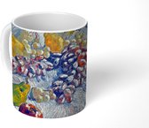 Mok - Koffiemok - Druiven, citroenen, peren en appels - Vincent van Gogh - Mokken - 350 ML - Beker - Koffiemokken - Theemok