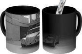 Magische Mok - Foto op Warmte Mok - Kever - Auto - Grijs - 350 ML