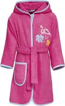Playshoes - Badjas voor meisjes - Flamingo - Roze - maat 146-152cm