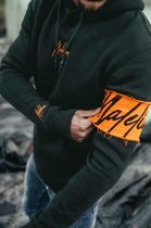 Malelions Men Captain Hoodie - Antra/Orange