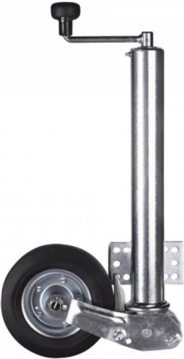 Benson Opklapbaar neuswiel met vetnippel - 60 mm buis - 200 x 60 mm - 400 kg draagvermogen van Benson — afbeelding 2