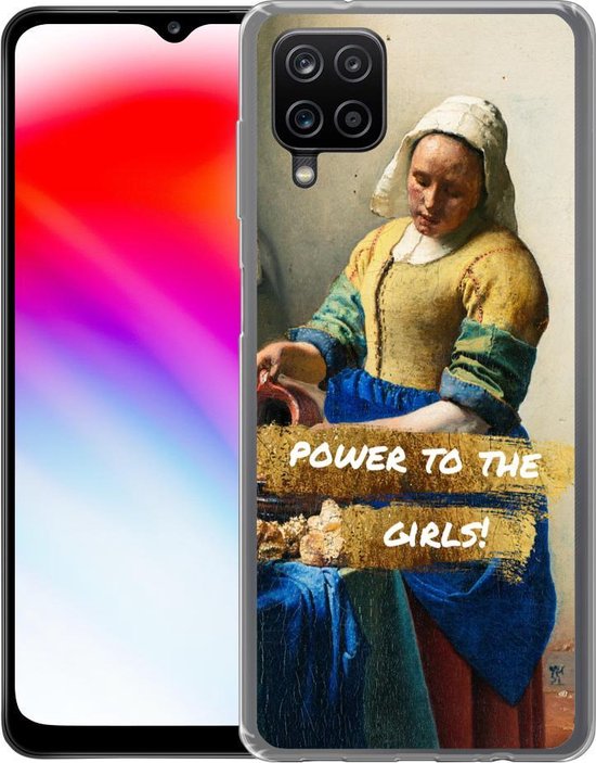 Coque Samsung Galaxy A12 - Melkmeisje - Vermeer - Citation - Siliconen