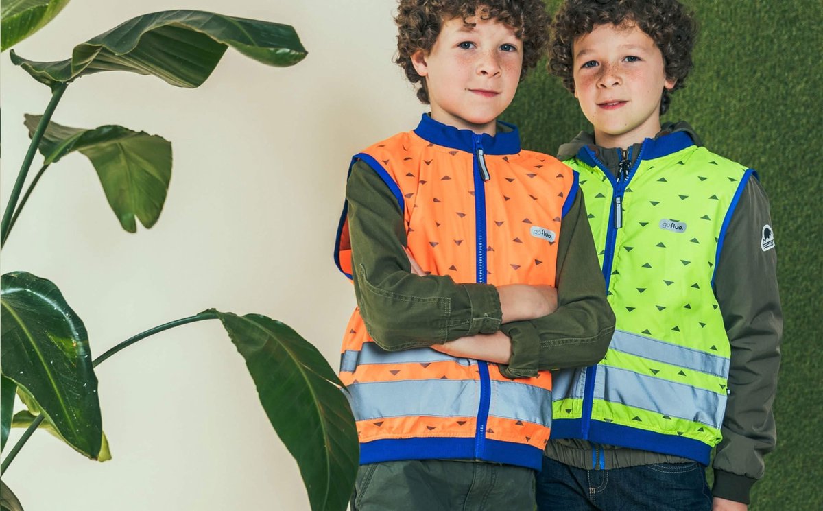 Go Fluo Jackson Gilet jaune fluo réfléchissant de sécurité pour enfant