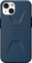 UAG - Civilian backcover hoes - Geschikt voor iPhone 13 - Blauw + Lunso Tempered Glass