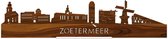 Standing Skyline Zoetermeer Palissander hout - 40 cm - Woondecoratie design - Decoratie om neer te zetten - WoodWideCities