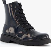 Blue Box meisjes lak veterboots - Zwart - Maat 32