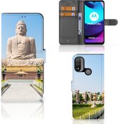 Smartphone Hoesje Motorola Moto E20 | E30 | E40 Bookcase Boeddha