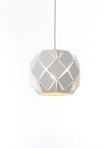 MEO Nardo Hanglamp - Eetkamer & Woonkamer Lamp - Metalen Kap - Modern en Klassiek Interieur - Wit