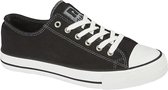 Rdek Mens Canvas Lace Up Black/White Trainers