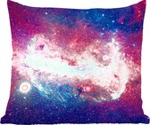 Coussins Coussins décoratifs - Oreillers Salon - 50x50 cm - Etoiles - Oranje - Univers