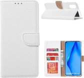 Bookcase Geschikt voor: Xiaomi Redmi 9A - Wit - portemonee hoesje