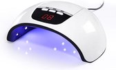 Professionele nagellamp 36W - Nagellak droger XL - Met infrarood sensor - Gellamp nagels 36 watt - USB - Met timer - UV lamp - 18 LED's - Wit