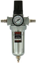 Kibani drukregelaar met waterafscheider - compressor accessoires - luchtdrukgereedschap