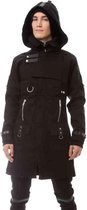 Vixxsin Eclusion Coat Lange jassen zwart S - Katoen - Gothic, Industrial, Rock wear