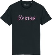 CAPSTEUR ZWART T-SHIRT