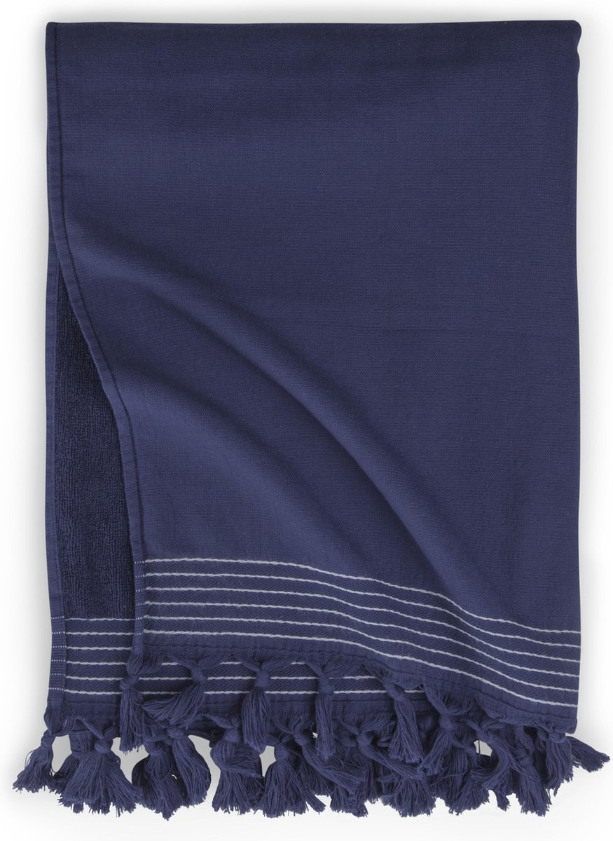 Walra Hamamdoek Soft Cotton - Navy - 100x180