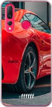 Huawei P30 Lite Hoesje Transparant TPU Case - Ferrari #ffffff