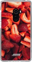 Xiaomi Mi Mix 2 Hoesje Transparant TPU Case - Strawberry Fields #ffffff