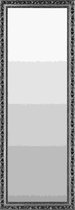 Brocante Spiegel Zilver 51x141 cm – Paola – Spiegel Hal – Unieke spiegel met zilveren lijst – Tijdloze Barok Spiegel – Perfecthomeshop