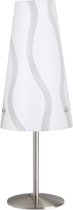 BRILLIANT lamp Isi tafellamp wit | 1x C35, E14, 40W, geschikt voor kaarslampen (niet inbegrepen) | Schaal A ++ tot E | Met snoerschakelaar
