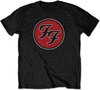 Foo Fighters - FF Logo Heren T-shirt - S - Zwart
