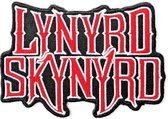 Lynyrd Skynyrd Patch Logo Rood/Zwart