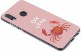 Design Backcover Huawei P20 Lite hoesje - Oh Crab