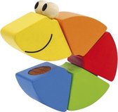 Selecta Spielzeug Speelfiguur Klittenbandworm Freddi 16 Cm Hout 5-delig
