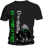 Disturbed Heren Tshirt -M- Up Your Fist Zwart