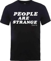 The Doors Heren Tshirt -M- People Are Strange Zwart