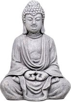 Yogi & Yogini naturals Meditatie Boeddha cement (24x16x33 cm)
