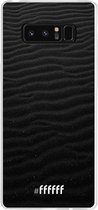 Samsung Galaxy Note 8 Hoesje Transparant TPU Case - Black Beach #ffffff