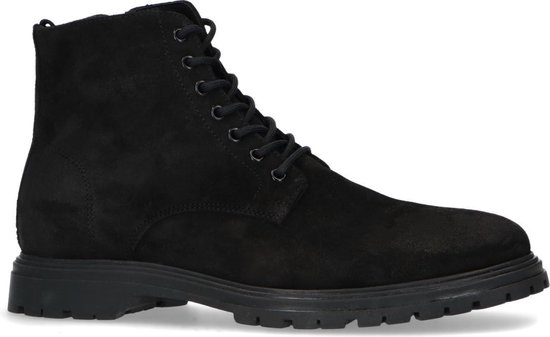 Sacha Heren Zwarte suède veterboots Maat 43 Sacha Heren Zwarte suède veterboots Maat 43