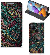 Telefoontasje Samsung Galaxy A21s Smart Cover Aztec