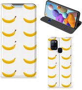 Telefoon Hoesje Geschikt voor Samsung Galaxy A21s Flip Cover Banana