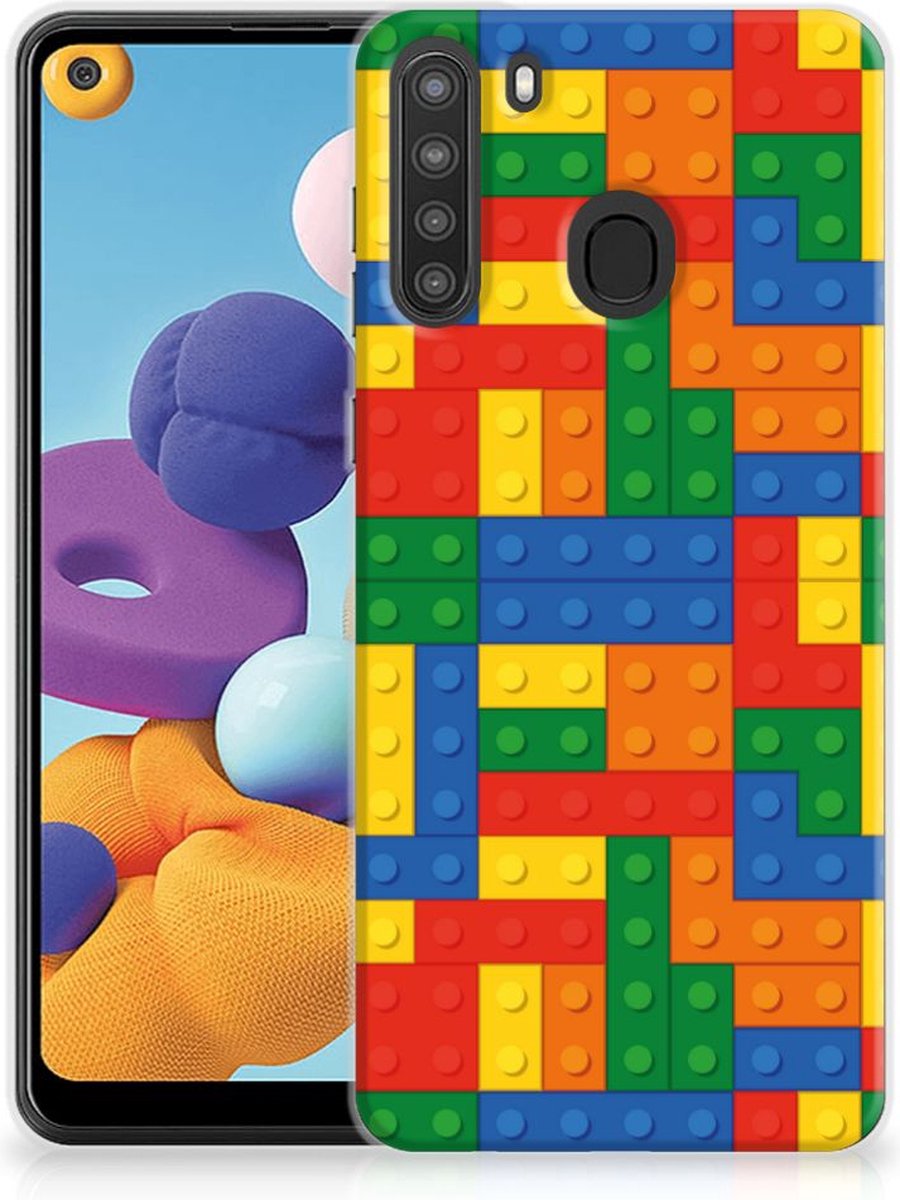 Samsung Galaxy A21 TPU bumper Blokken
