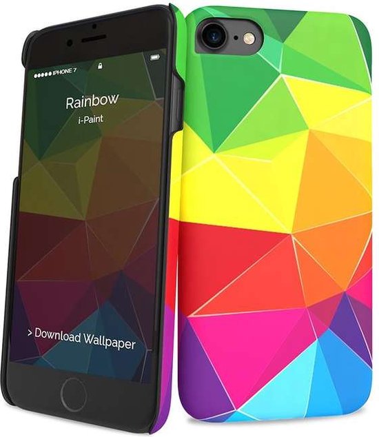 i-Paint cover rainbow - mix - voor iPhone 7/8 - SE 2020/ SE 2022