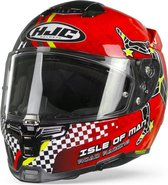 HJC RPHA 70 Isle Of Man Red White Gold Full Face Helmet L