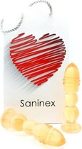 SANINEX SEXTOYS | Saninex Delight Plug-dildo Transparent Orange