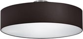 LED Plafondlamp - Plafondverlichting - Trion Hotia - E27 Fitting - 3-lichts - Rond - Mat Zwart - Aluminium - BES LED