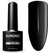 SUNONE UV/LED Hybride Gel Zwarte Nagellak 5ml. - Inez