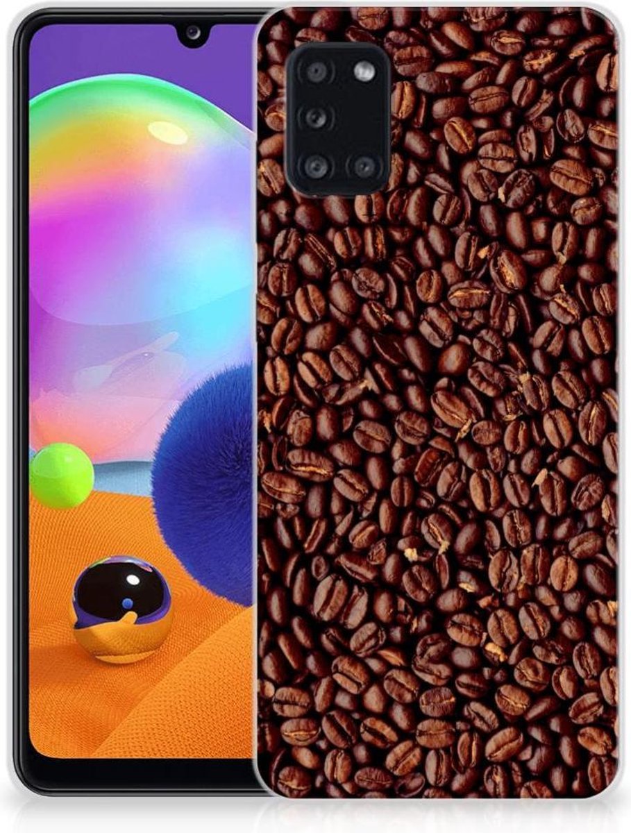 Samsung Galaxy A31 Siliconen Case Koffiebonen